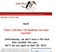 Tablet Screenshot of colorrun.com
